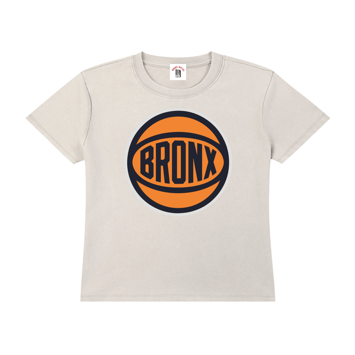 Bronx Basketball 2026 Playoff Edition Women's Vintage Wash Drop Shoulder T-shirt by Bronx Native