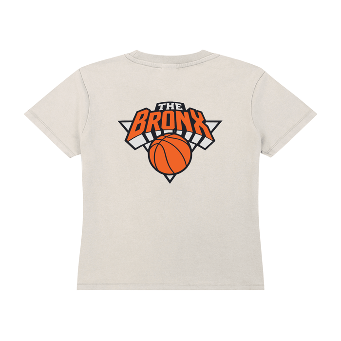 Bronx Basketball 2026 Playoff Edition Women's Vintage Wash Drop Shoulder T-shirt by Bronx Native