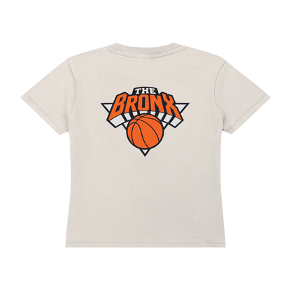 Bronx Basketball 2026 Playoff Edition Women's Vintage Wash Drop Shoulder T-shirt by Bronx Native