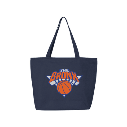 Bronx Basketball 2026 Playoffs 25L Zippered Tote by Bronx Native