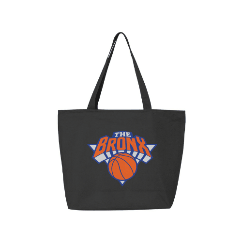 Bronx Basketball 2026 Playoffs 25L Zippered Tote by Bronx Native