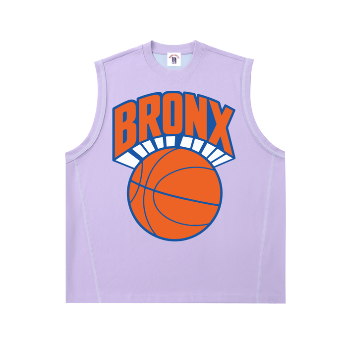 Bronx Basketball 2026 Playoffs Contrast Panel Cooling Performance Tank Top by Bronx Native