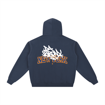 Bronx Basketball 2026 Playoffs Fleece Zip-Through Hoodie by Bronx Native