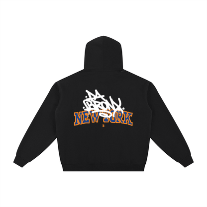 Bronx Basketball 2026 Playoffs Fleece Zip-Through Hoodie by Bronx Native