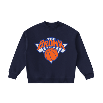 Bronx Kids Basketball 2026 Playoffs Essential Fleece Kids' Crewneck Sweatshirt by Bronx Native