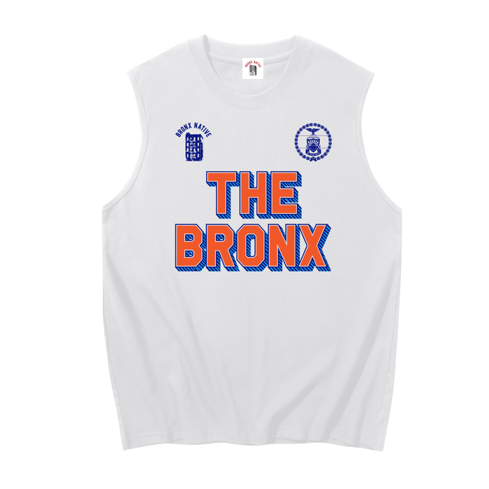 Bronx Native Soccer Club Sleeveless Cotton Tank Top by Bronx Native