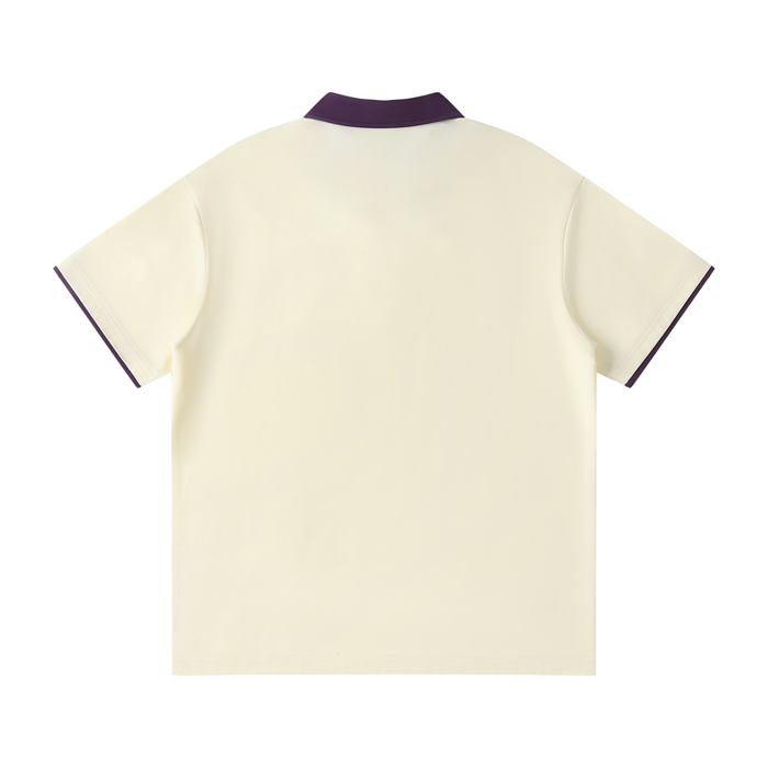 Bronx Pride Contrast Collar Raglan Polo Shirt by Bronx Native for Bronx Pride, NYC Pride, and inclusive New York streetwear