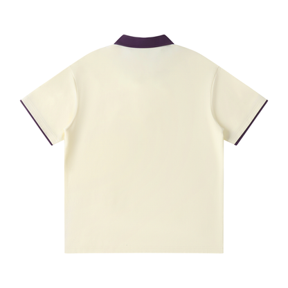 Bronx Pride Contrast Collar Raglan Polo Shirt by Bronx Native for Bronx Pride, NYC Pride, and inclusive New York streetwear