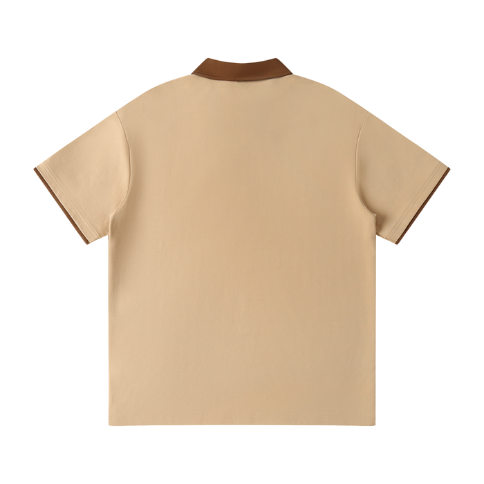 Bronx Pride Contrast Collar Raglan Polo Shirt by Bronx Native for Bronx Pride, NYC Pride, and inclusive New York streetwear