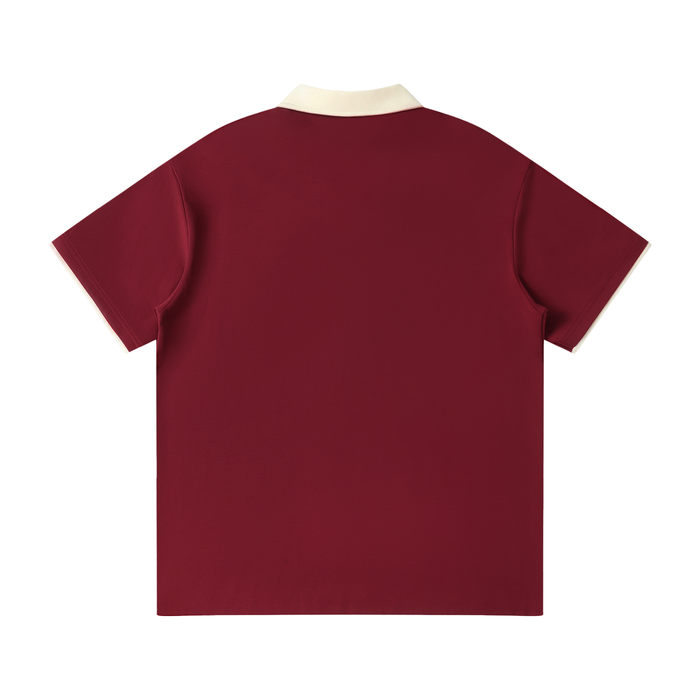 Bronx Pride Contrast Collar Raglan Polo Shirt by Bronx Native for Bronx Pride, NYC Pride, and inclusive New York streetwear