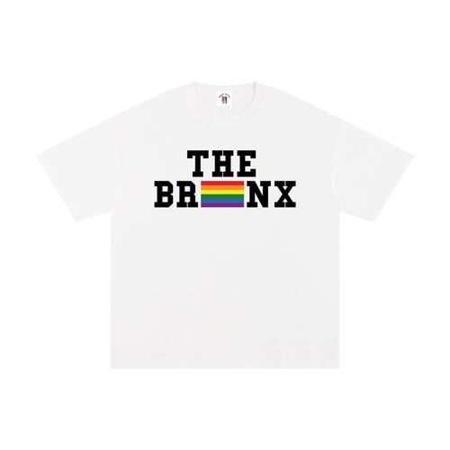 Bronx Pride Unisex Pure Cotton Tee by Bronx Native for Bronx Pride, NYC Pride, and inclusive New York streetwear