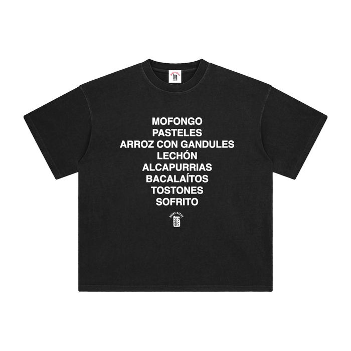 Buen Provecho! PR Edition Enzyme Washed T-Shirt by Bronx Native - Puerto Rico Collection