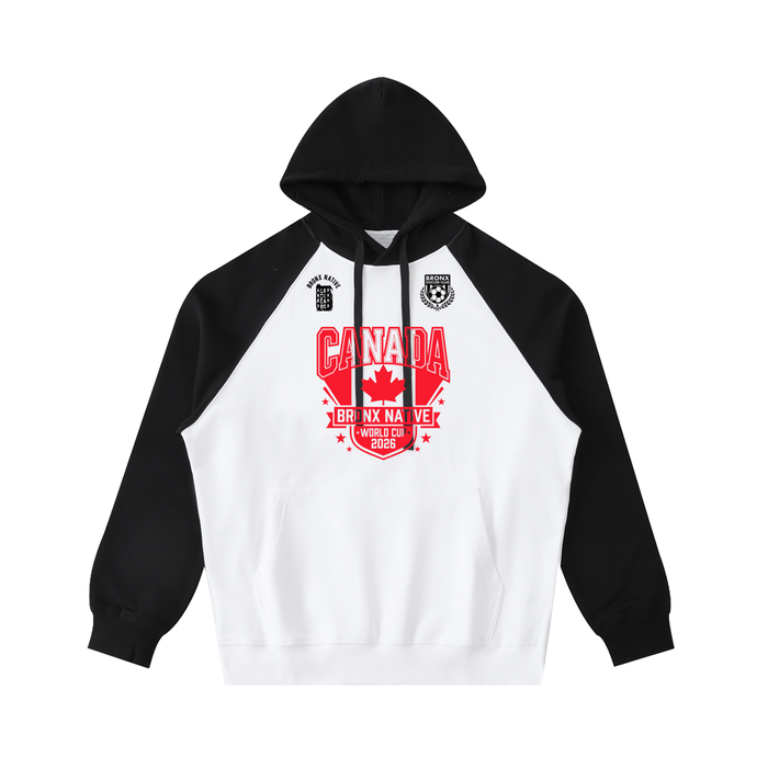 Canada x Bronx Native Soccer Club Color-Block Raglan Sleeve Hoodie product image 1 of 2 by Bronx Native