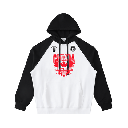Canada x Bronx Native Soccer Club Color-Block Raglan Sleeve Hoodie product image 1 of 2 by Bronx Native
