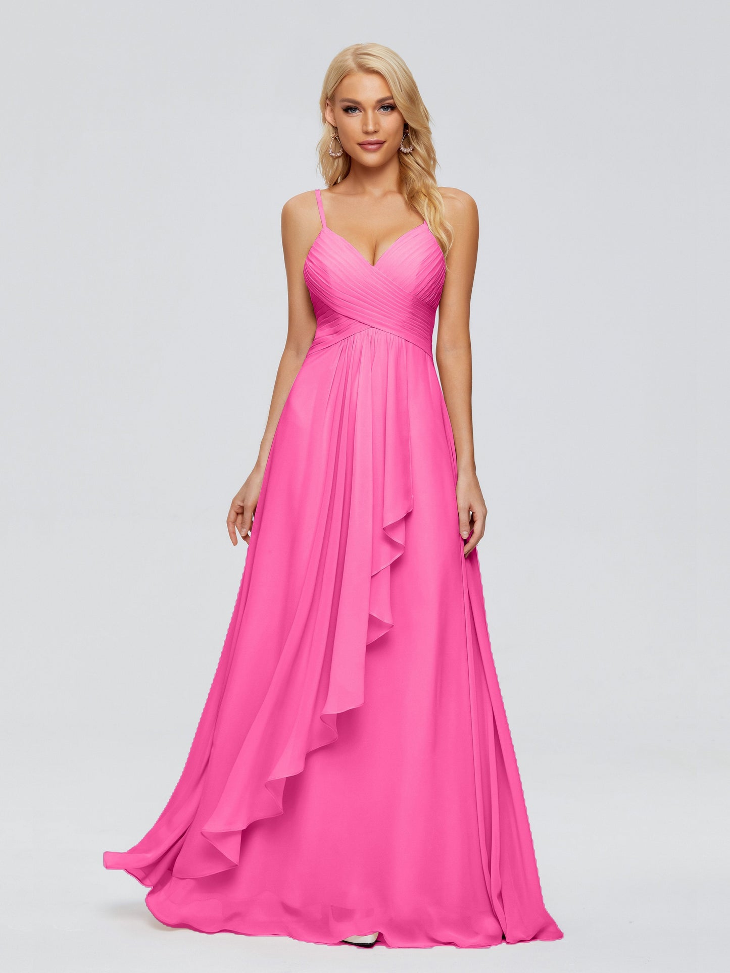 Isla Spaghetti Straps Chiffon Bridesmaid Dresses