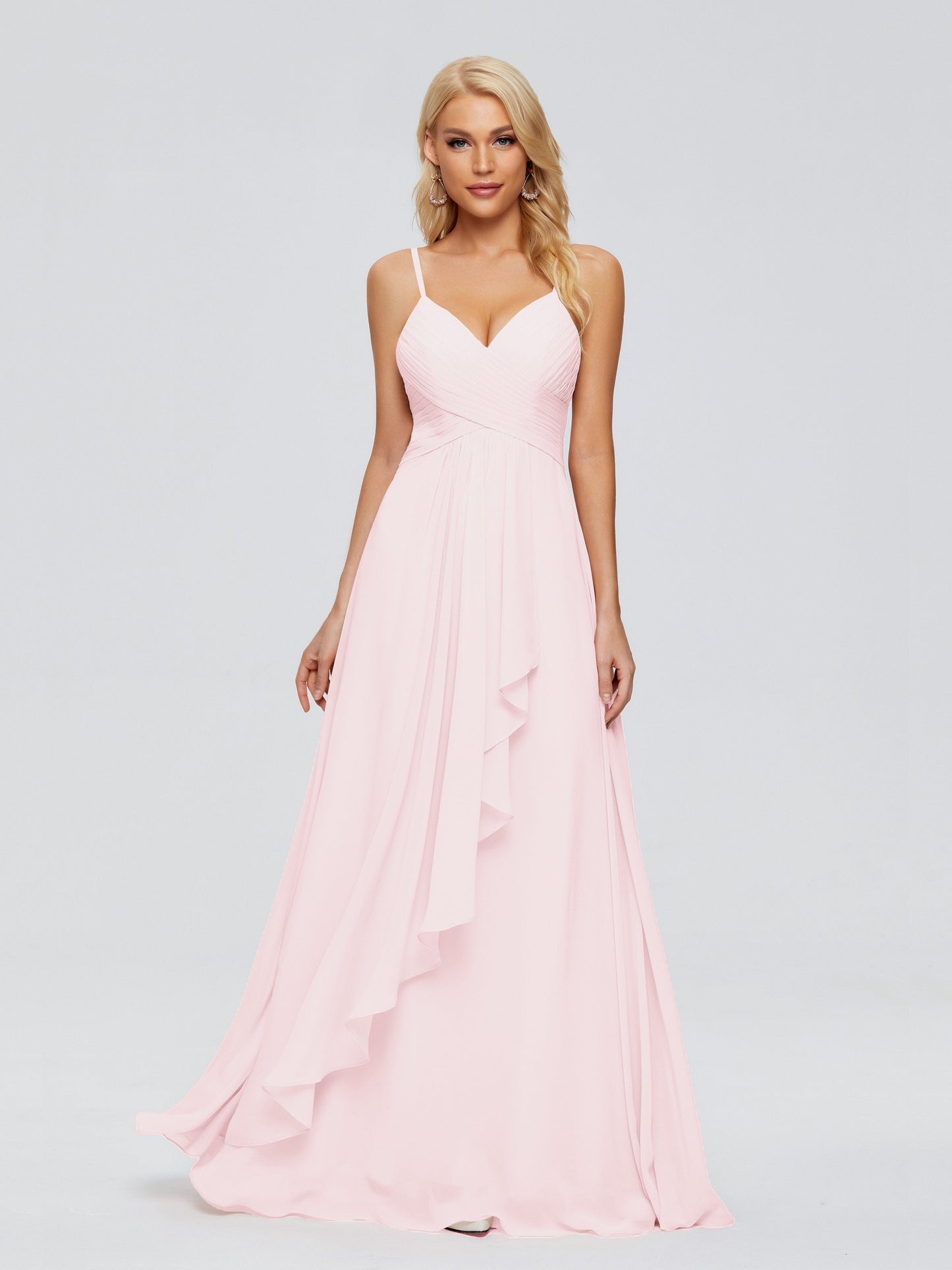 Isla Spaghetti Straps Chiffon Bridesmaid Dresses