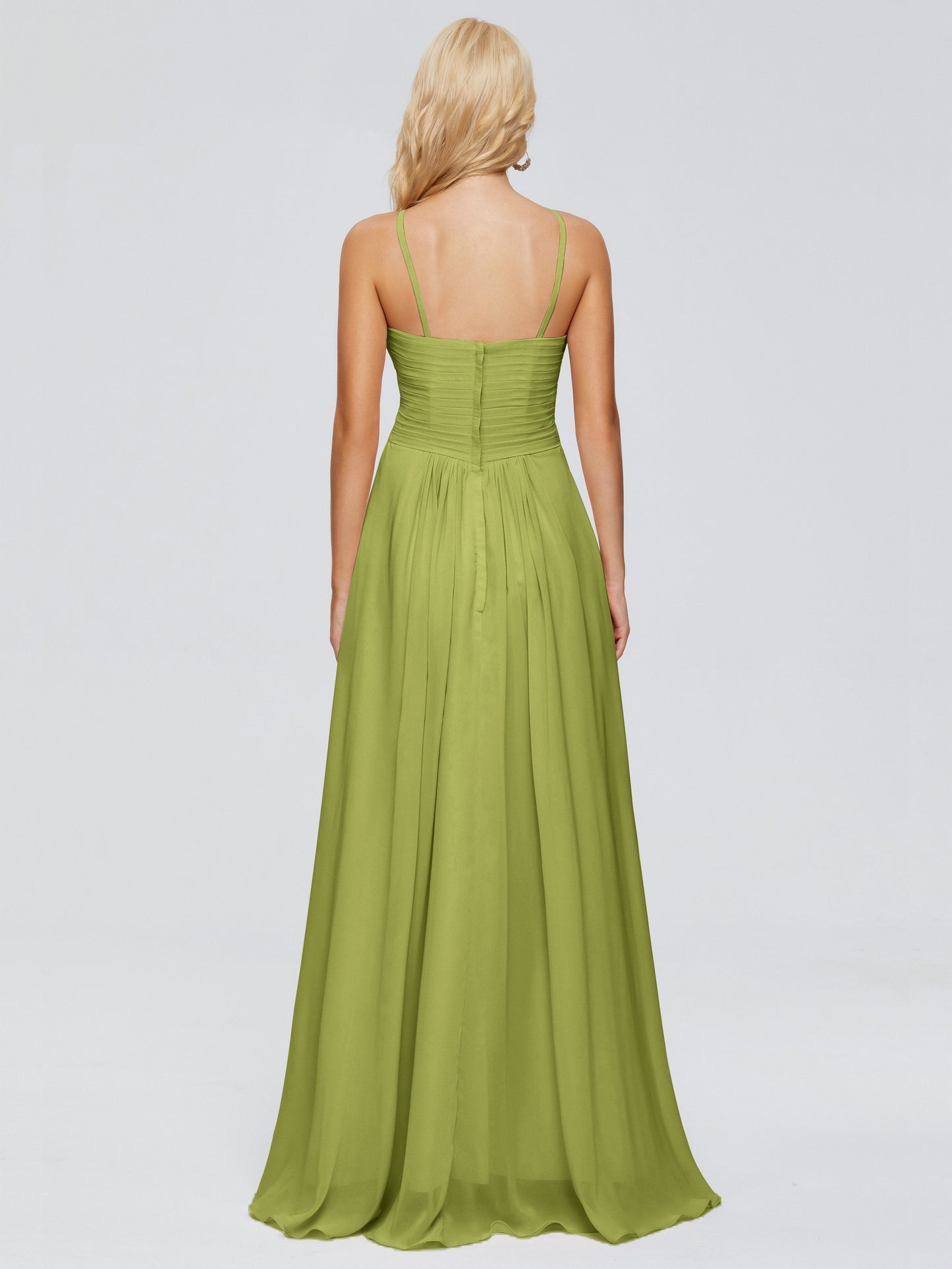 Isla Spaghetti Straps Chiffon Bridesmaid Dresses