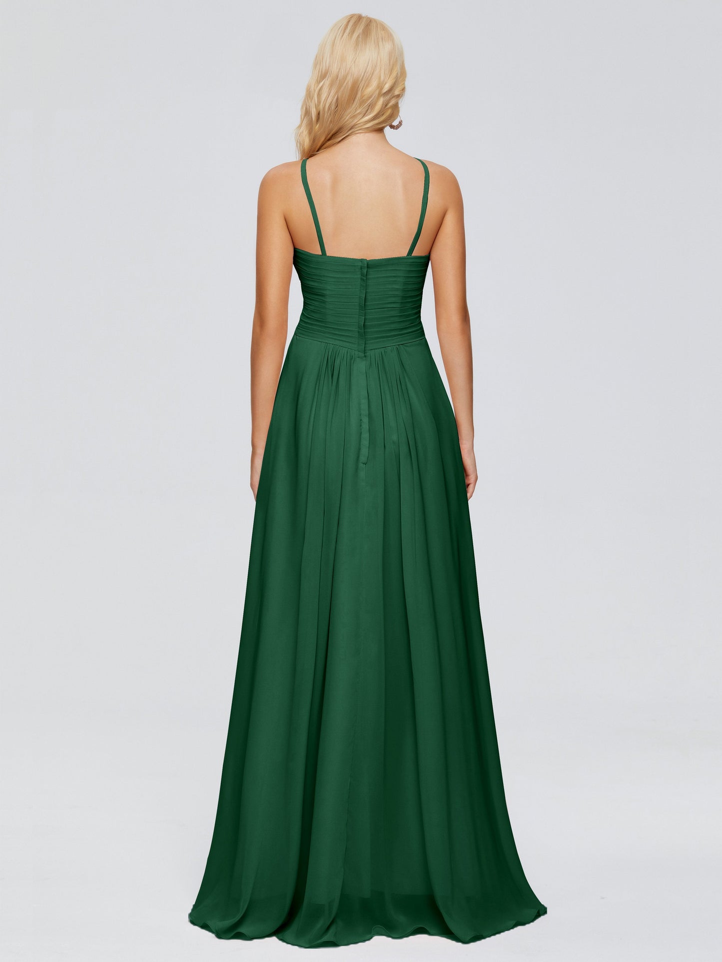 Isla Spaghetti Straps Chiffon Bridesmaid Dresses