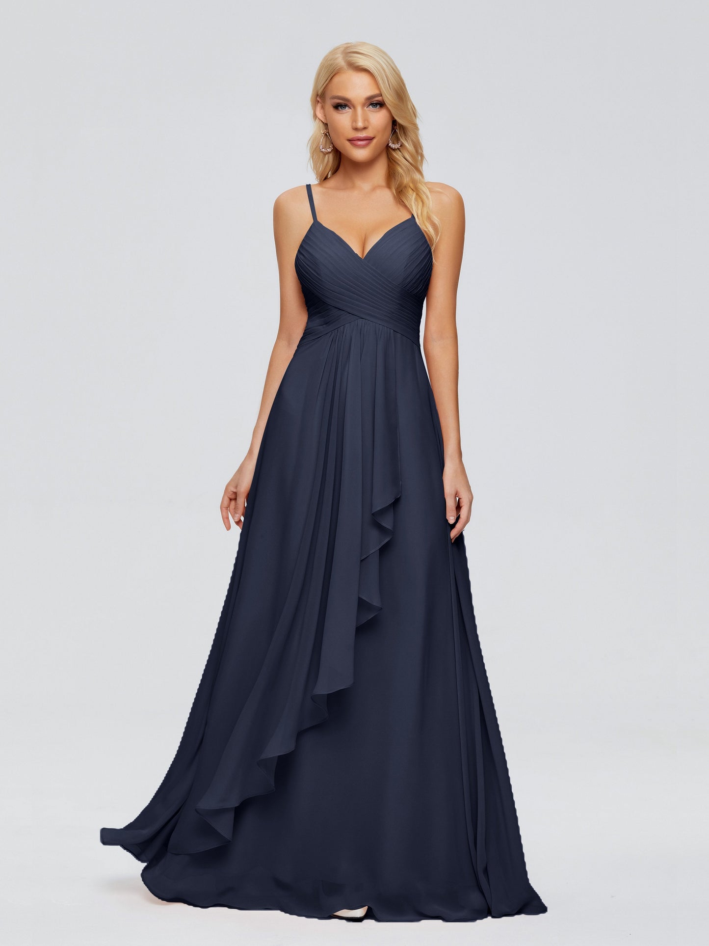 Isla Spaghetti Straps Chiffon Bridesmaid Dresses