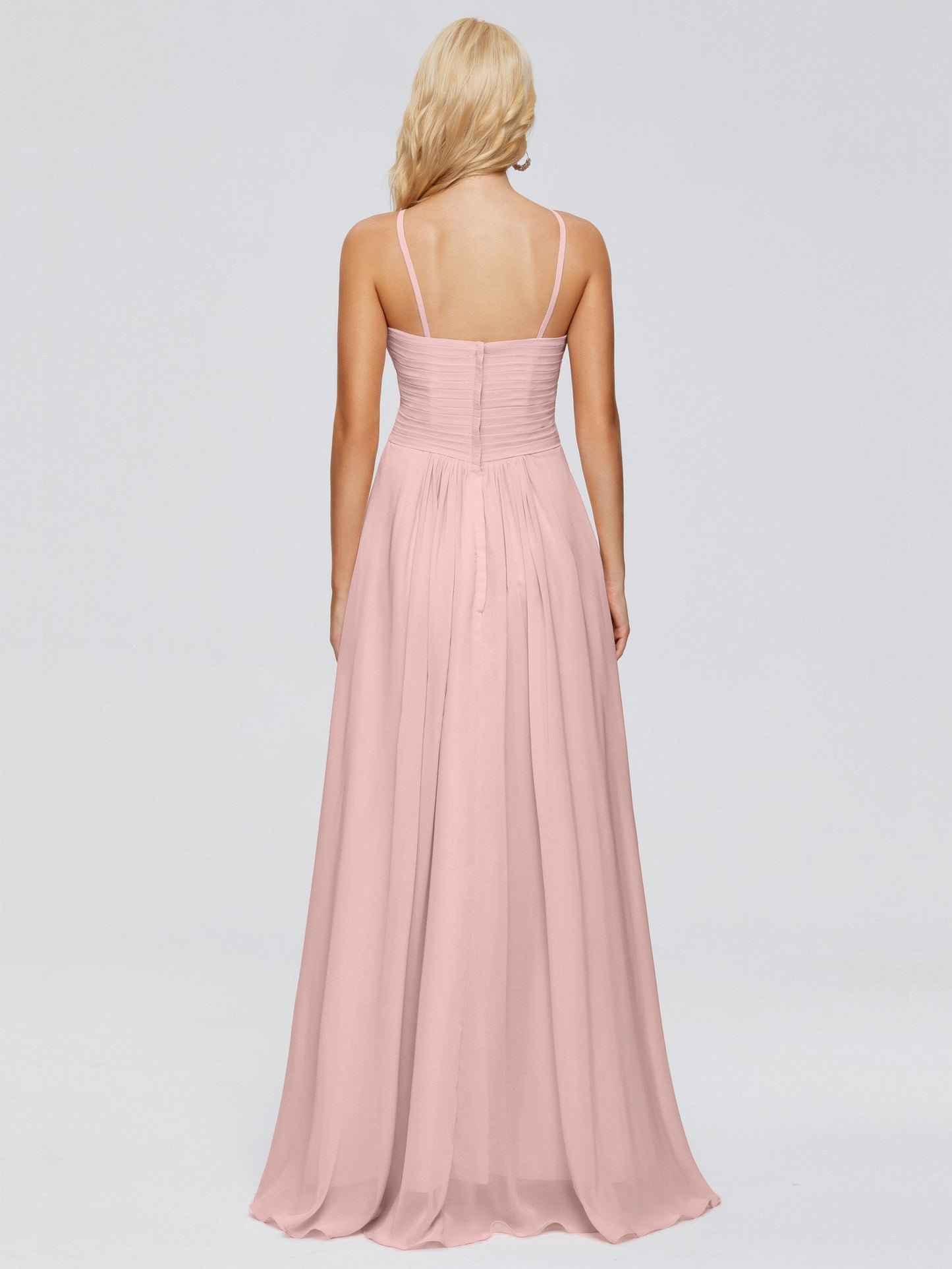 Isla Spaghetti Straps Chiffon Bridesmaid Dresses