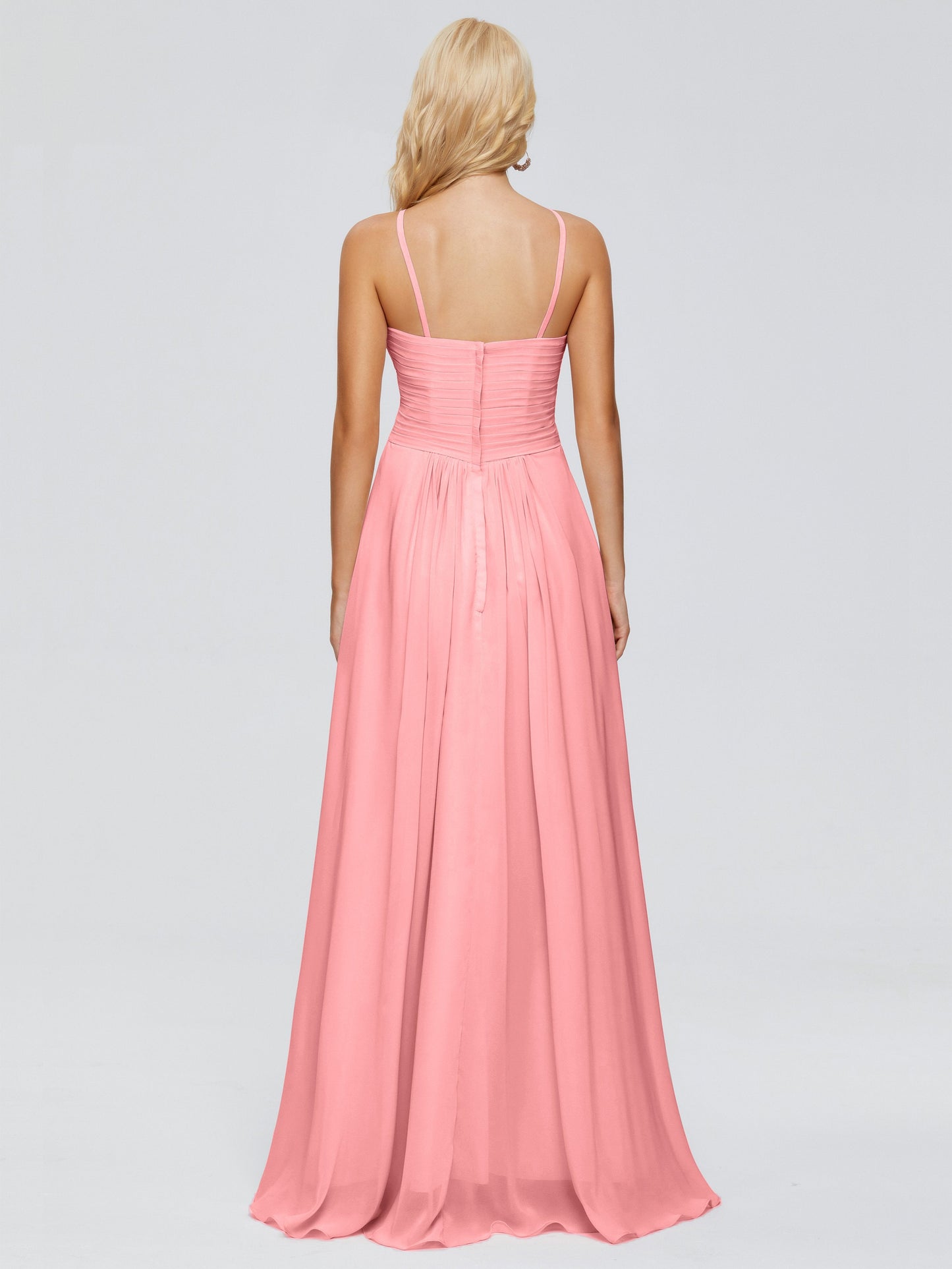 Isla Spaghetti Straps Chiffon Bridesmaid Dresses