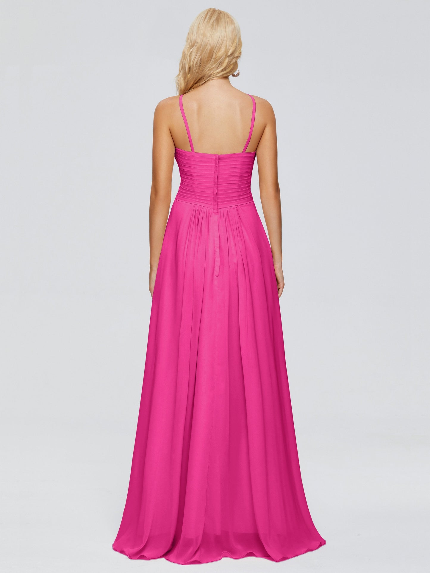 Isla Spaghetti Straps Chiffon Bridesmaid Dresses