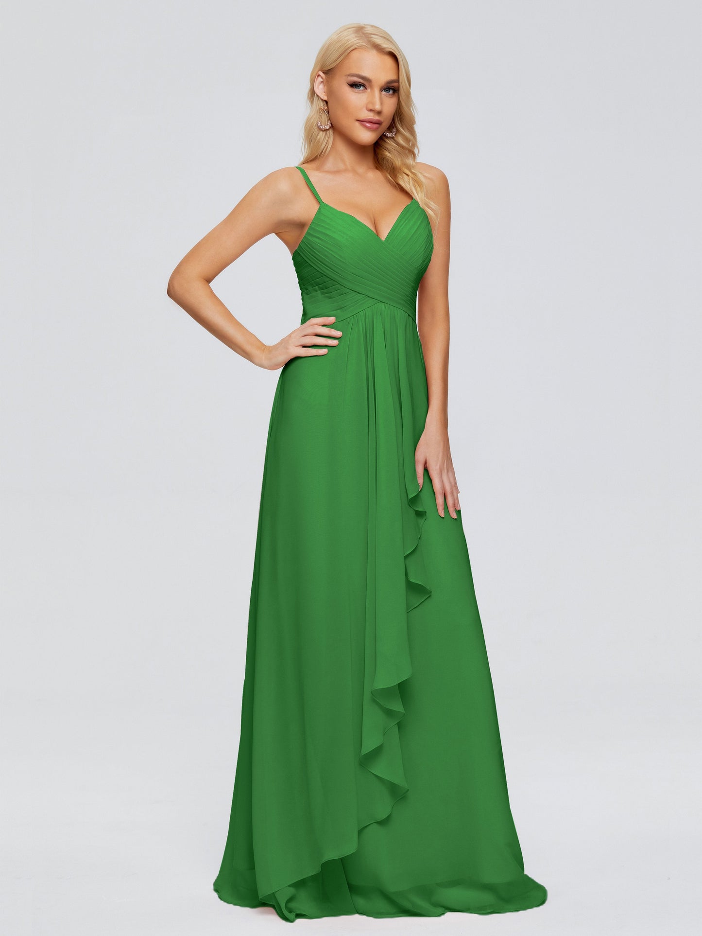 Isla Spaghetti Straps Chiffon Bridesmaid Dresses