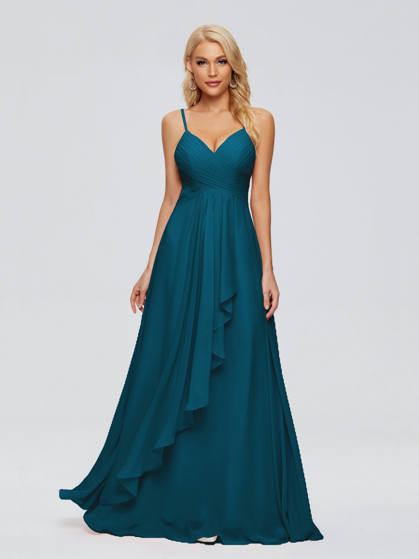 Isla Spaghetti Straps Chiffon Bridesmaid Dresses
