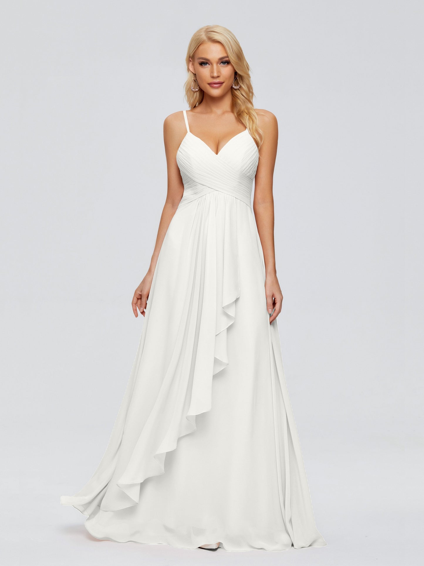 Isla Spaghetti Straps Chiffon Bridesmaid Dresses