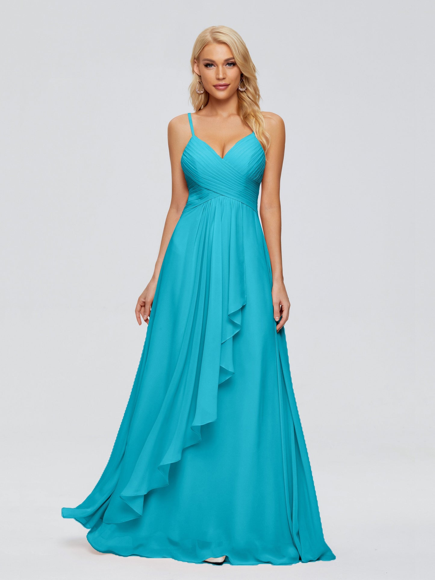 Isla Spaghetti Straps Chiffon Bridesmaid Dresses