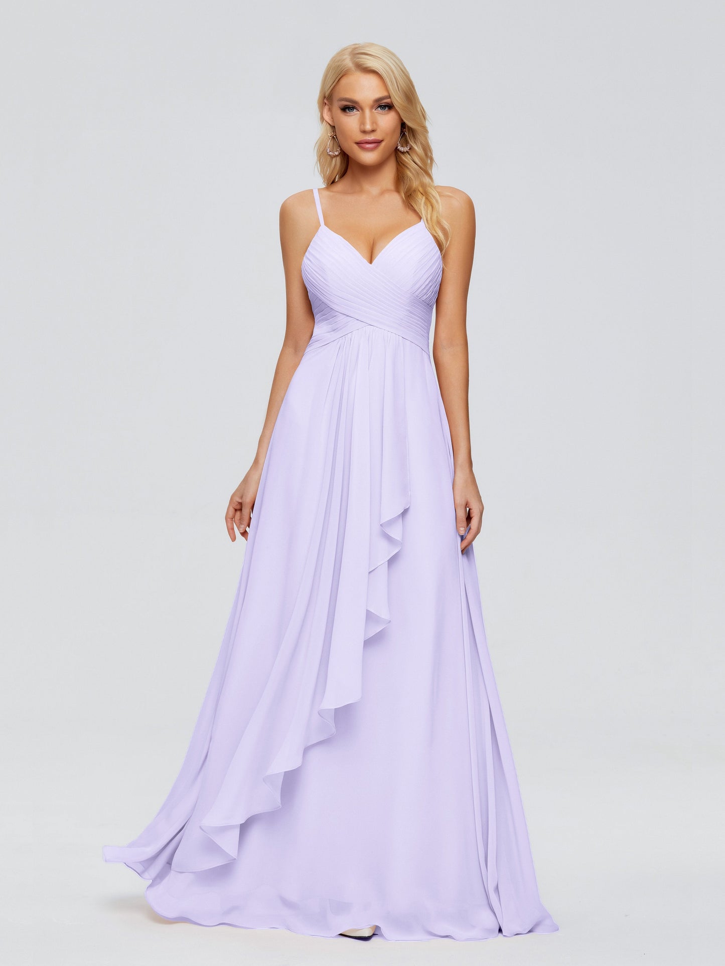Isla Spaghetti Straps Chiffon Bridesmaid Dresses