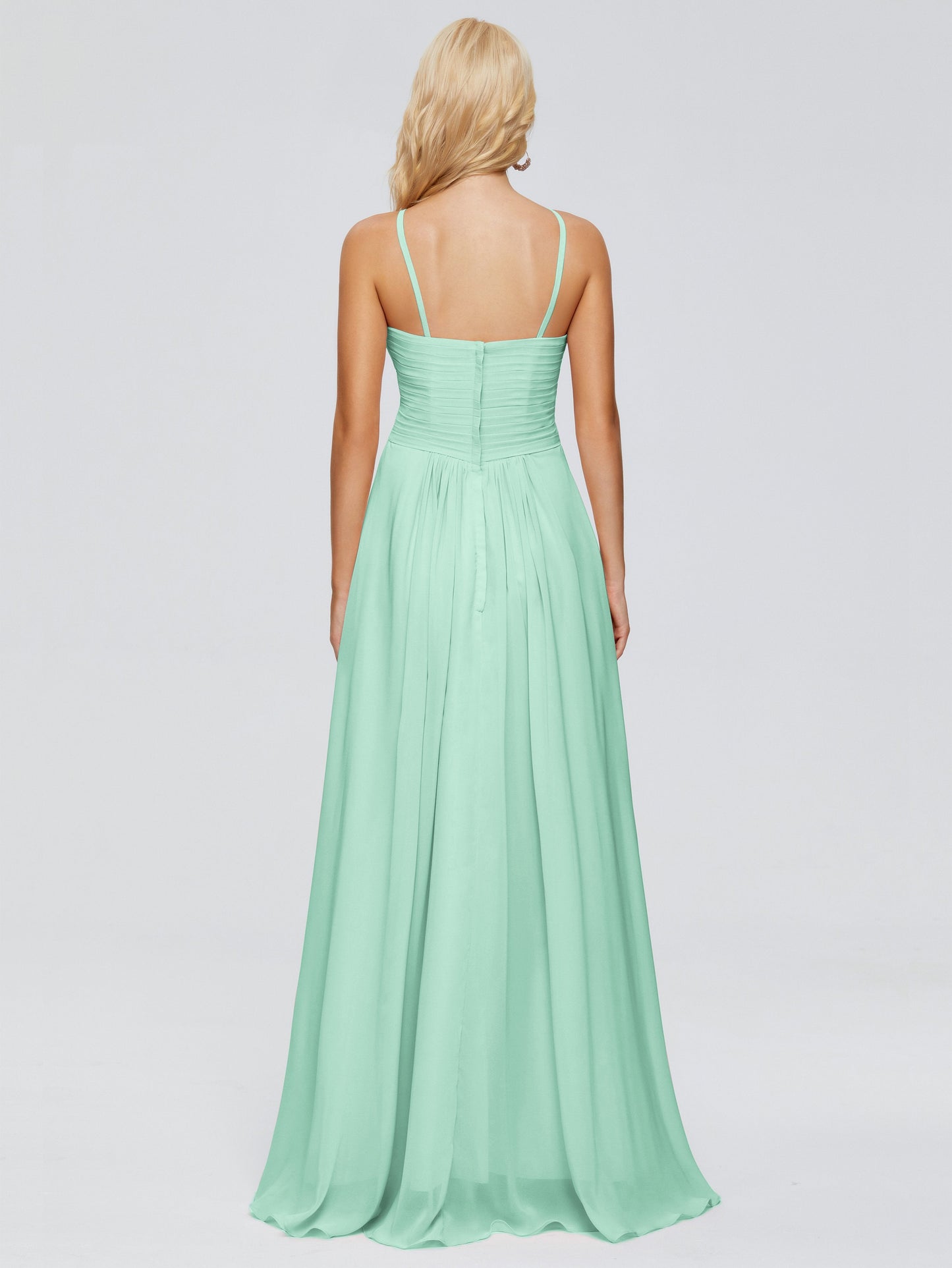 Isla Spaghetti Straps Chiffon Bridesmaid Dresses