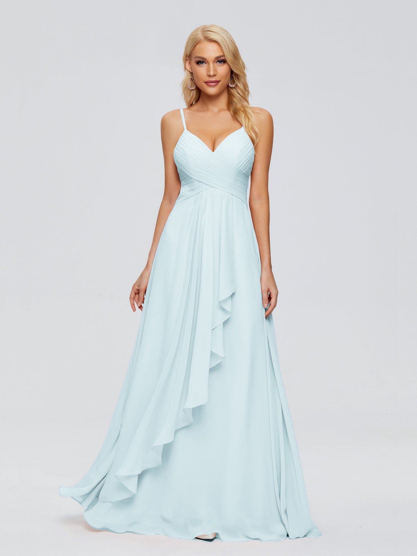 Isla Spaghetti Straps Chiffon Bridesmaid Dresses