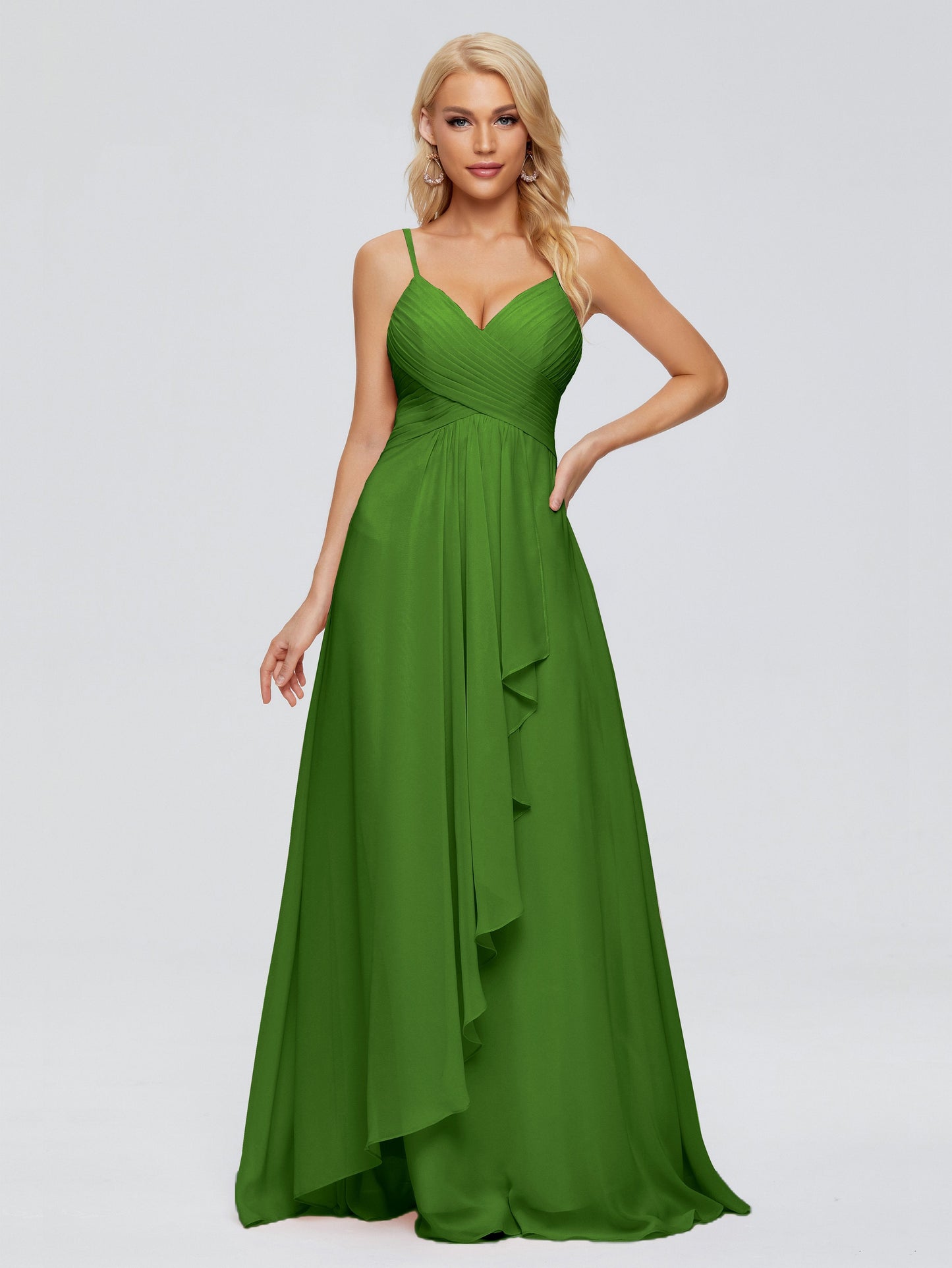Isla Spaghetti Straps Chiffon Bridesmaid Dresses