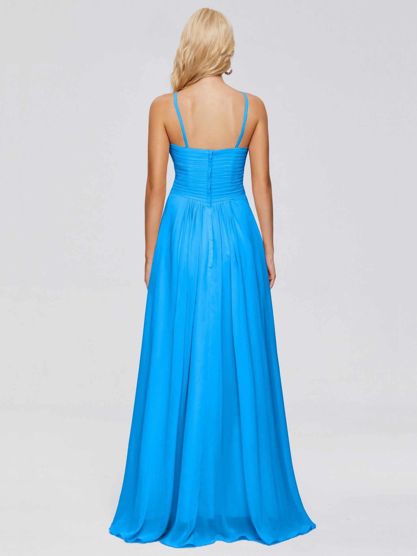 Isla Spaghetti Straps Chiffon Bridesmaid Dresses