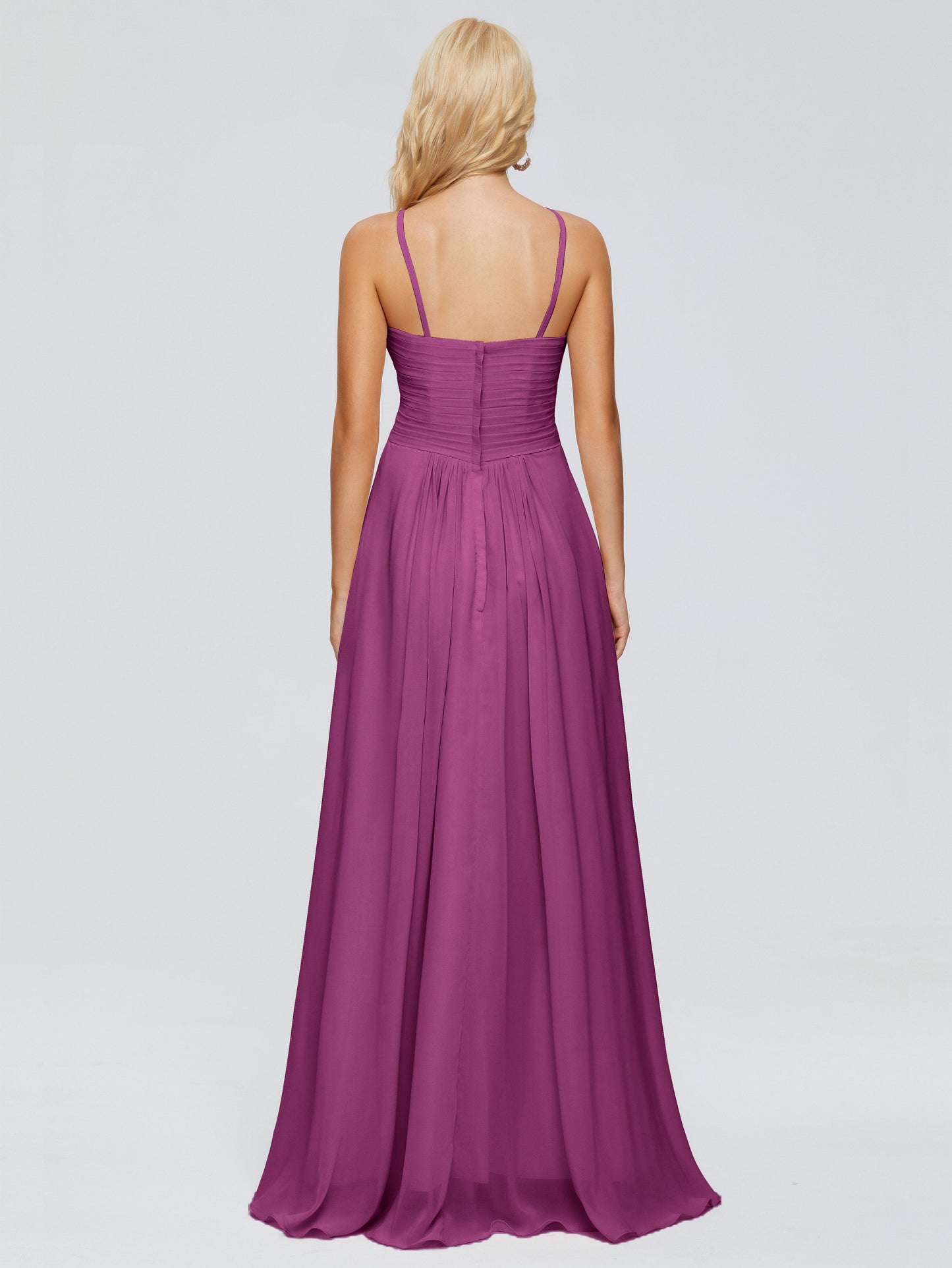 Isla Spaghetti Straps Chiffon Bridesmaid Dresses