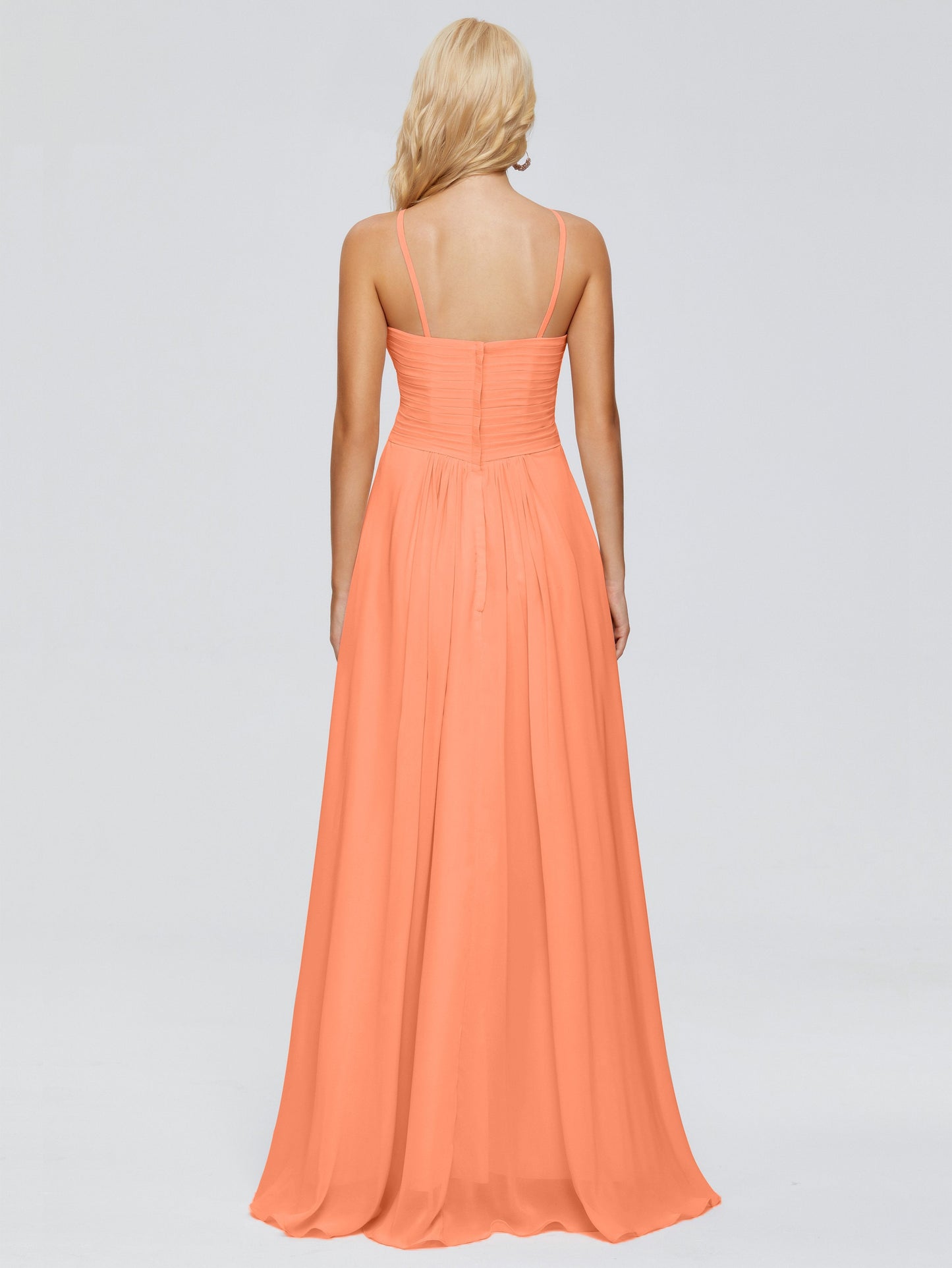 Isla Spaghetti Straps Chiffon Bridesmaid Dresses