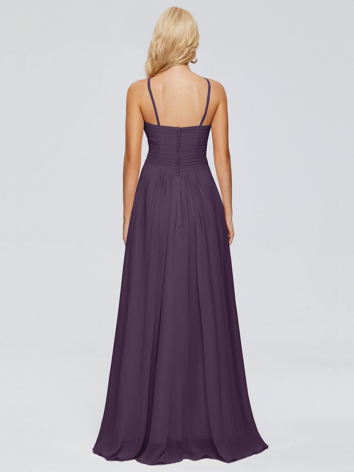 Isla Spaghetti Straps Chiffon Bridesmaid Dresses