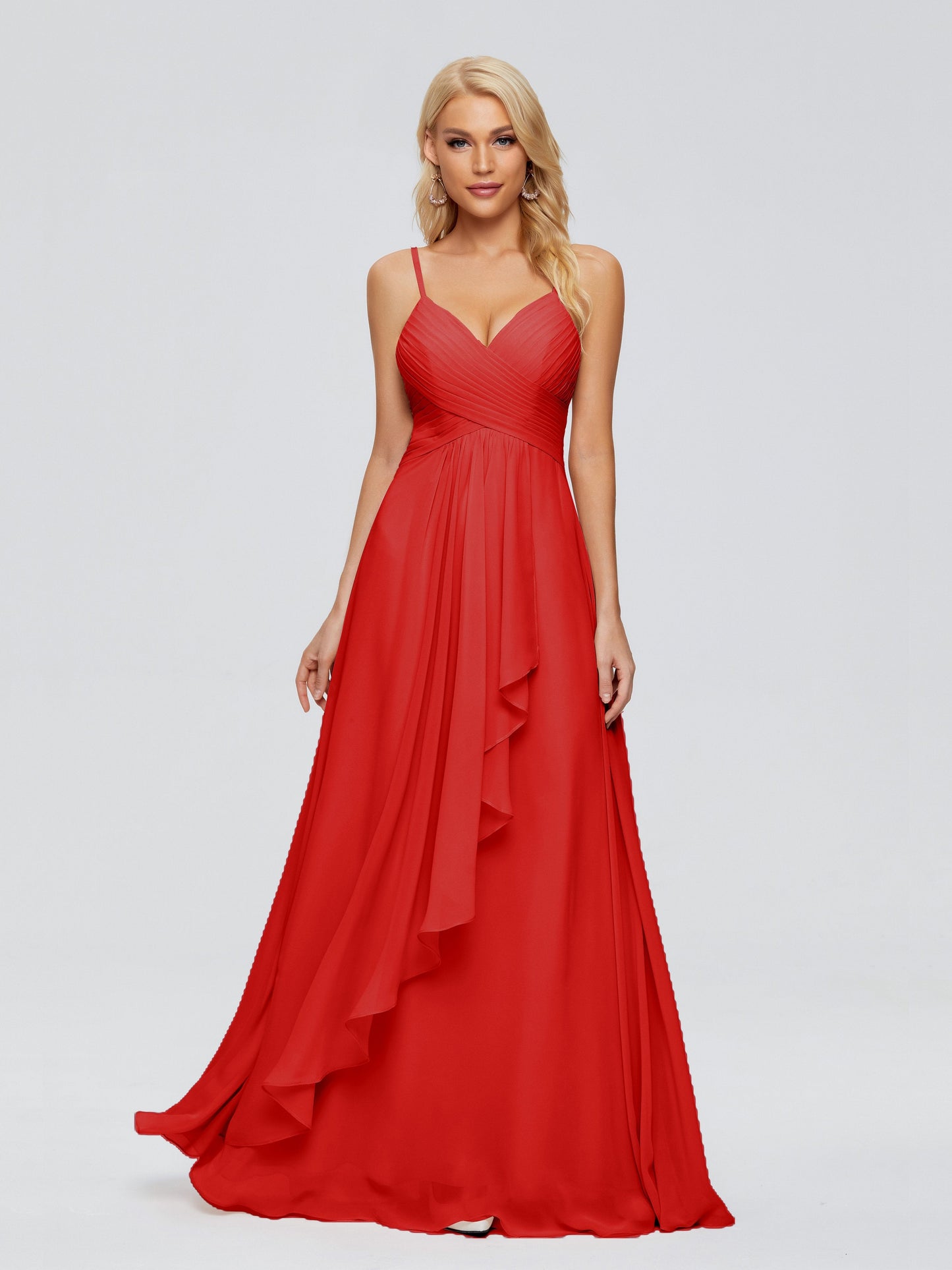 Isla Spaghetti Straps Chiffon Bridesmaid Dresses