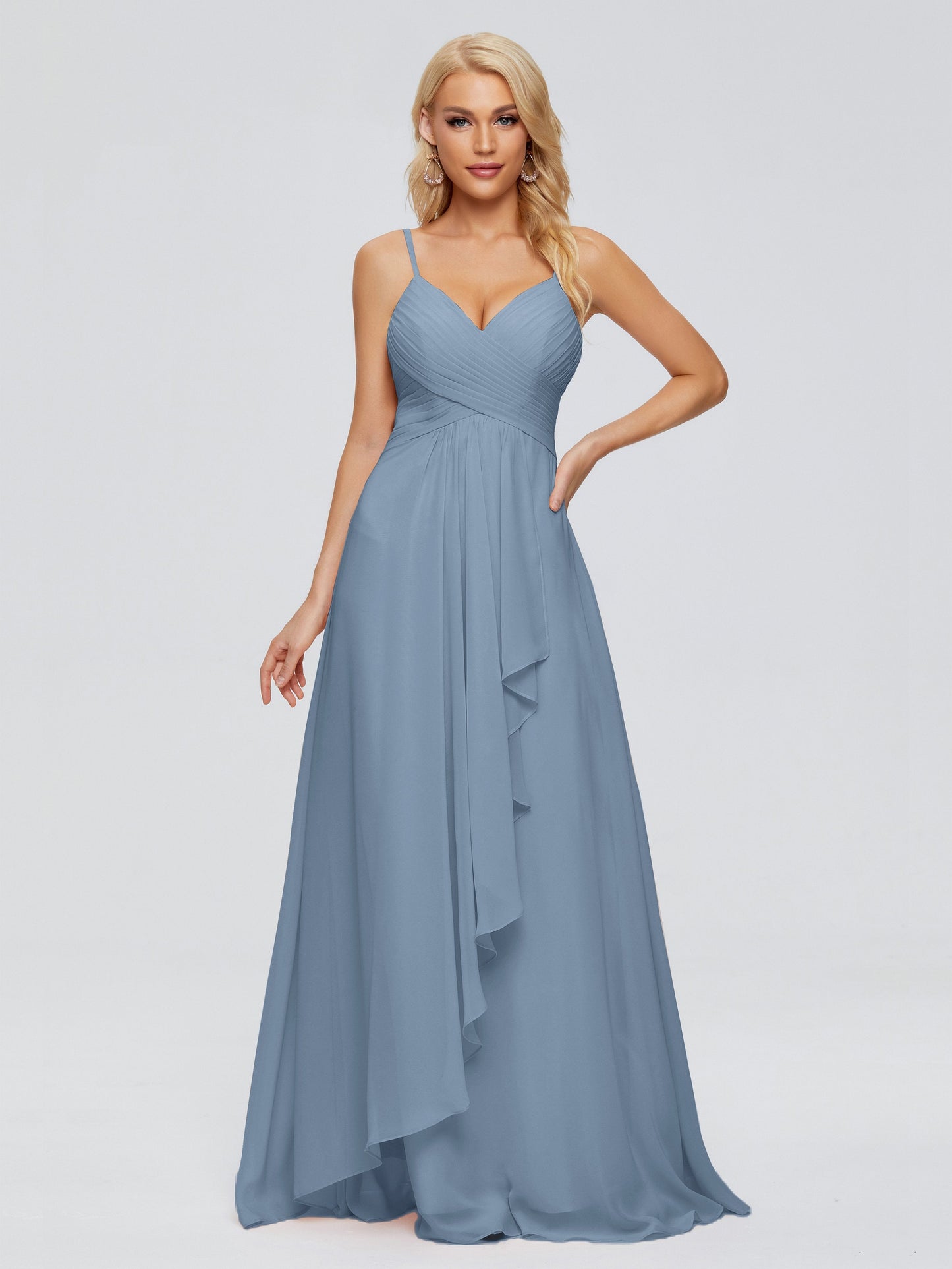 Isla Spaghetti Straps Chiffon Bridesmaid Dresses