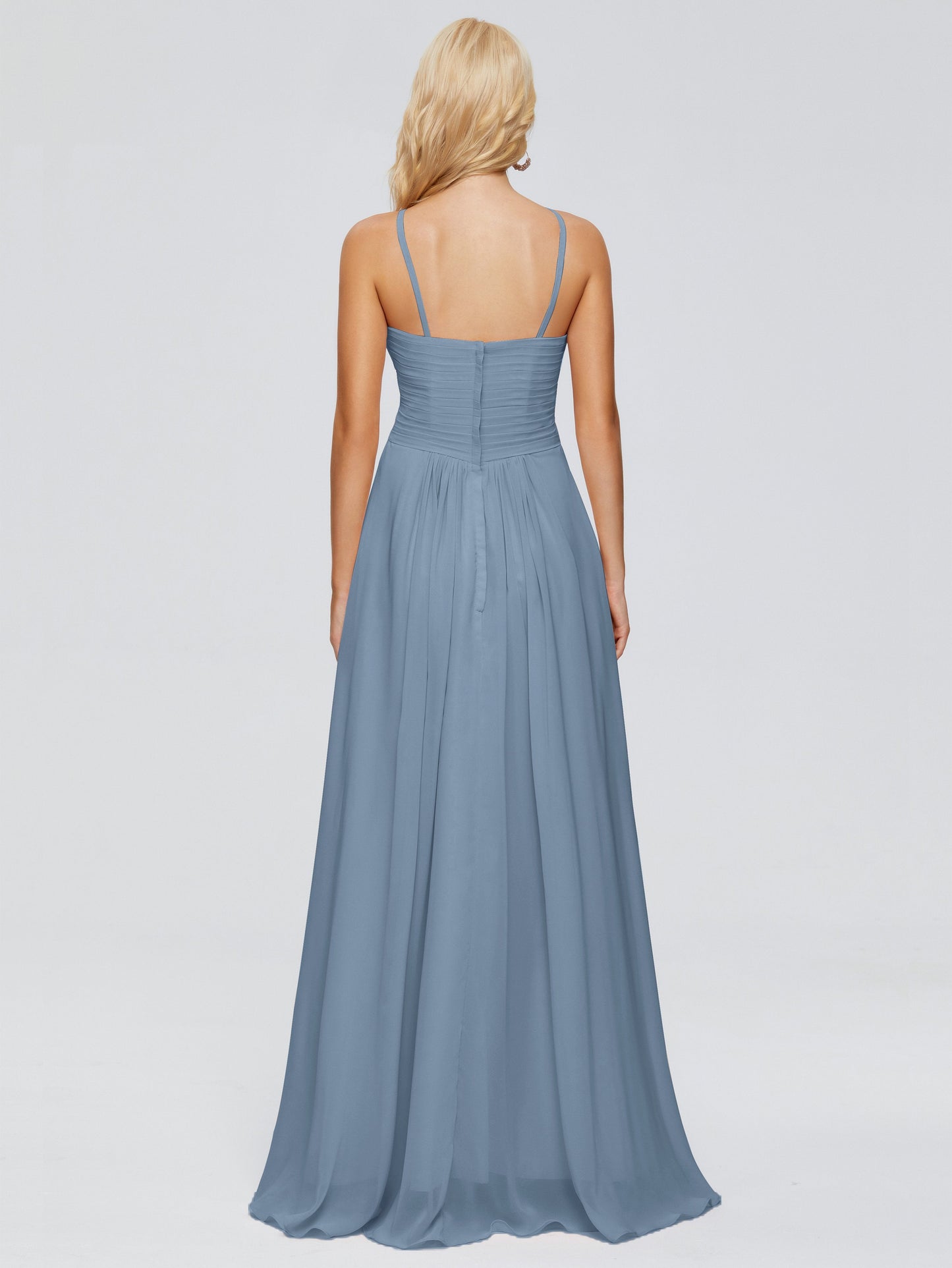Isla Spaghetti Straps Chiffon Bridesmaid Dresses