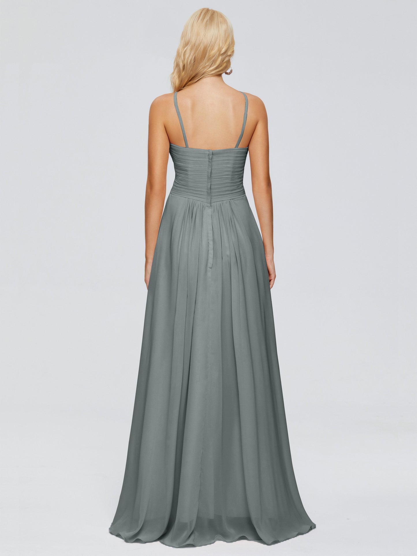 Isla Spaghetti Straps Chiffon Bridesmaid Dresses