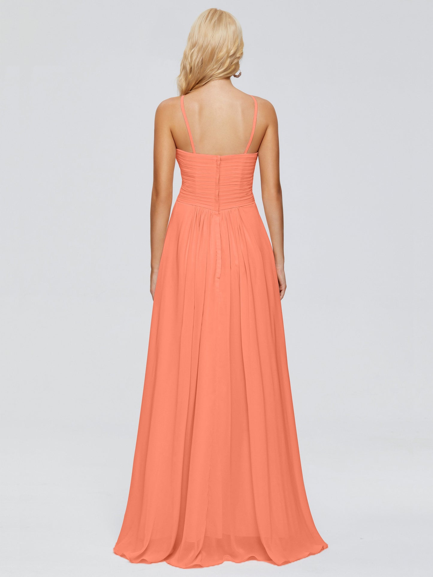 Isla Spaghetti Straps Chiffon Bridesmaid Dresses