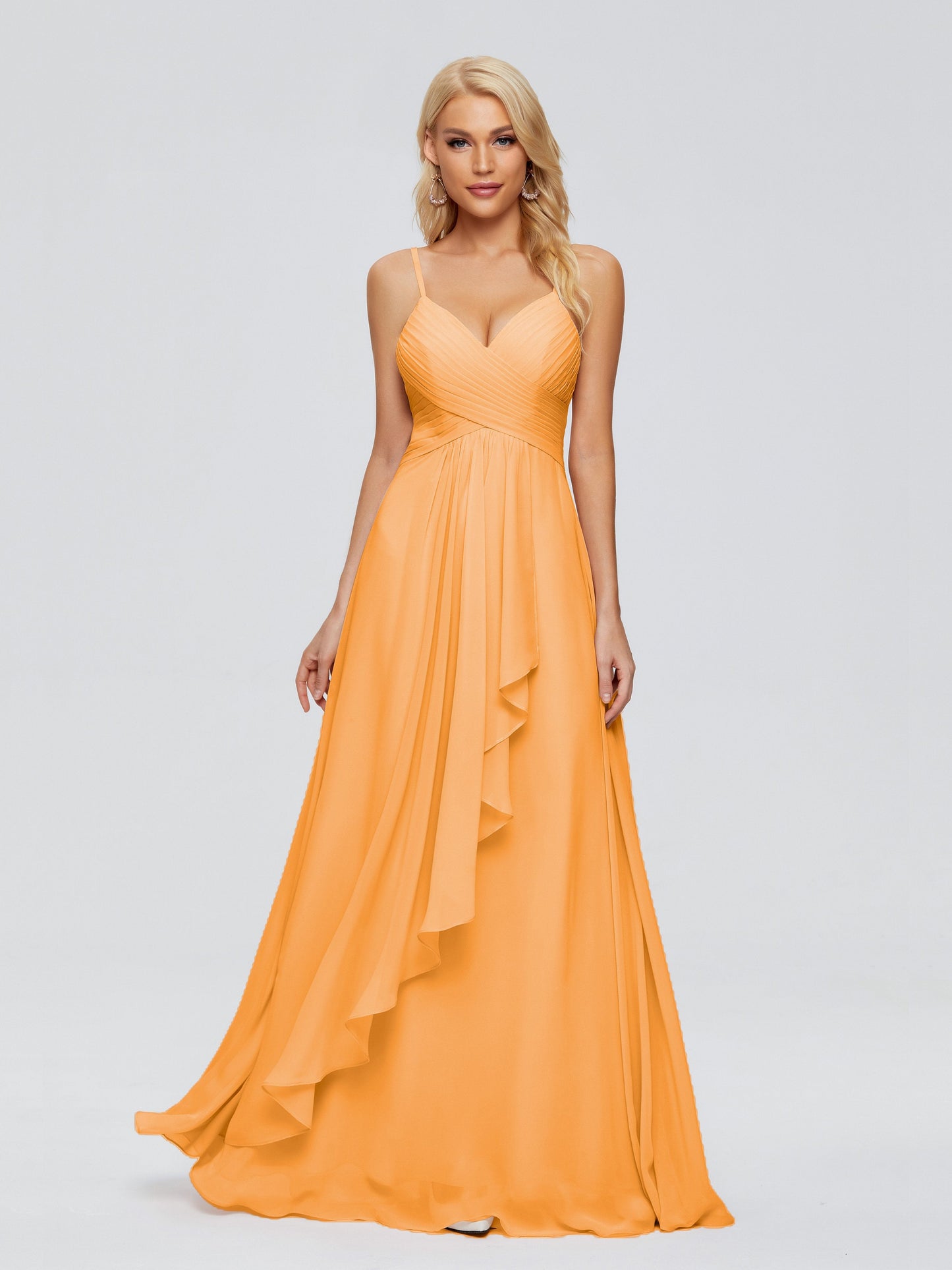 Isla Spaghetti Straps Chiffon Bridesmaid Dresses