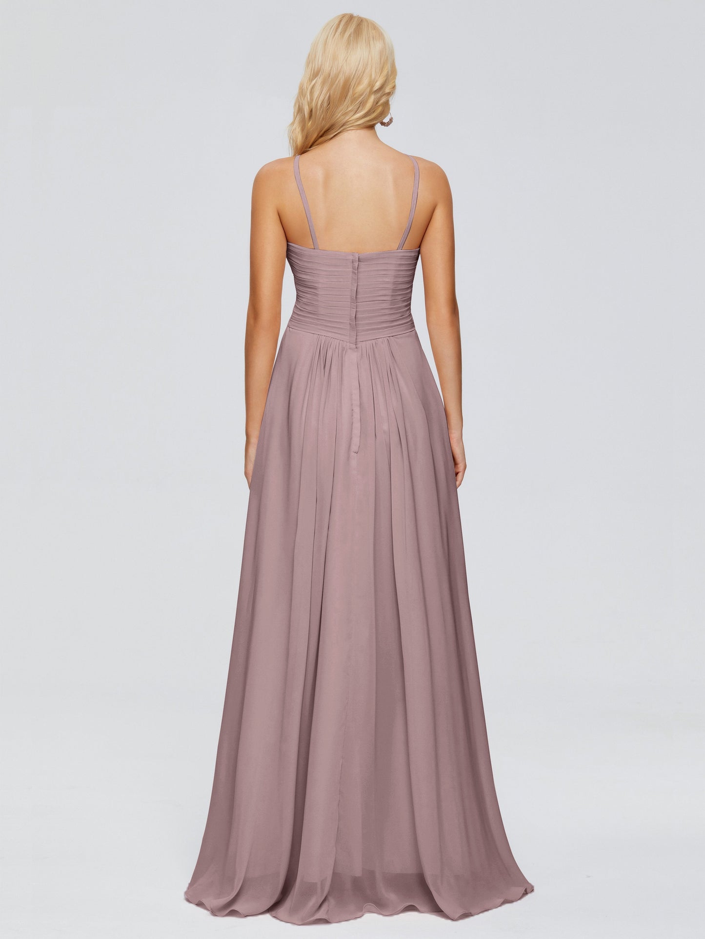 Isla Spaghetti Straps Chiffon Bridesmaid Dresses