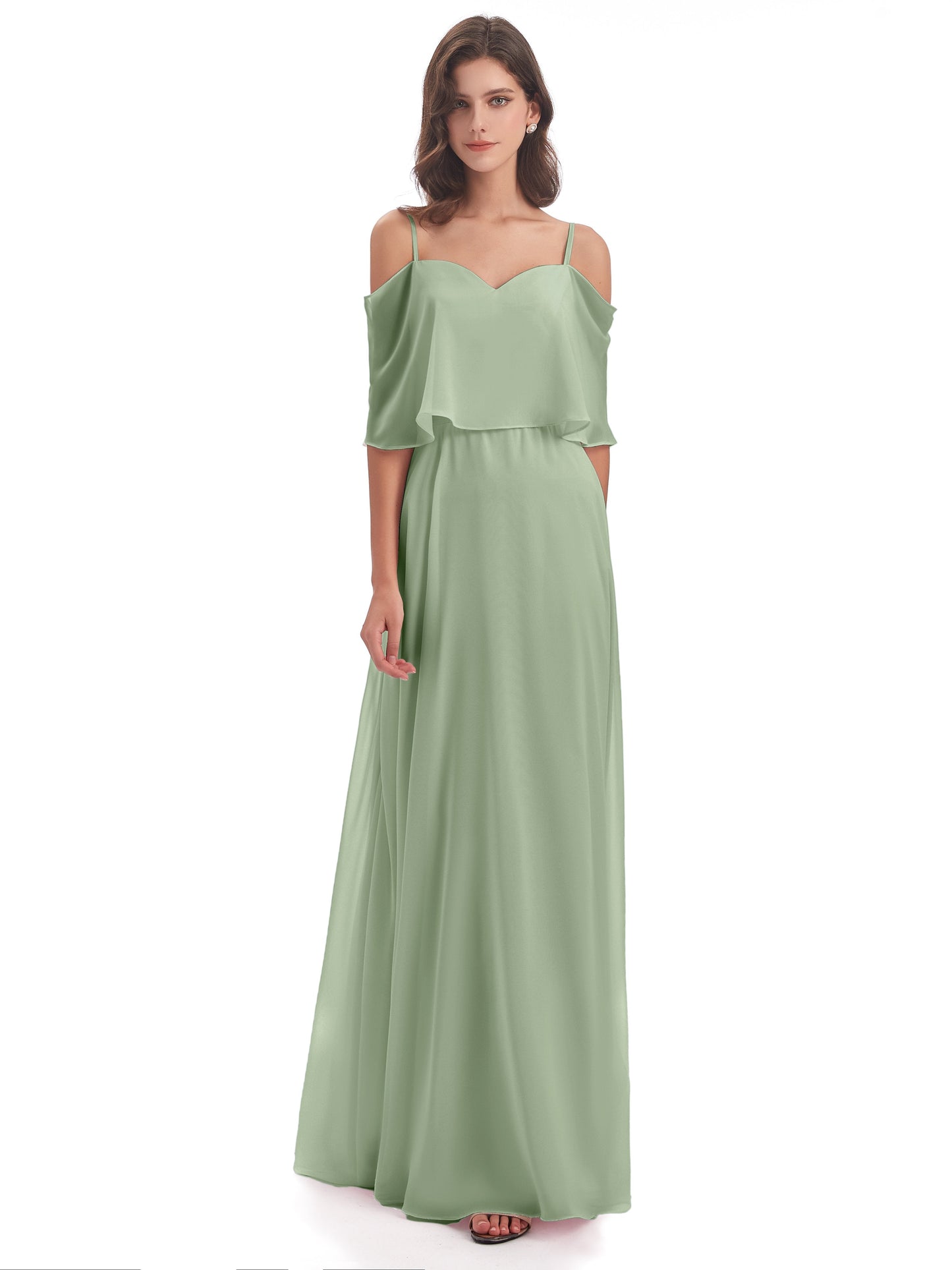 Abigail Sheath Spaghetti Straps Bridesmaid Dresses