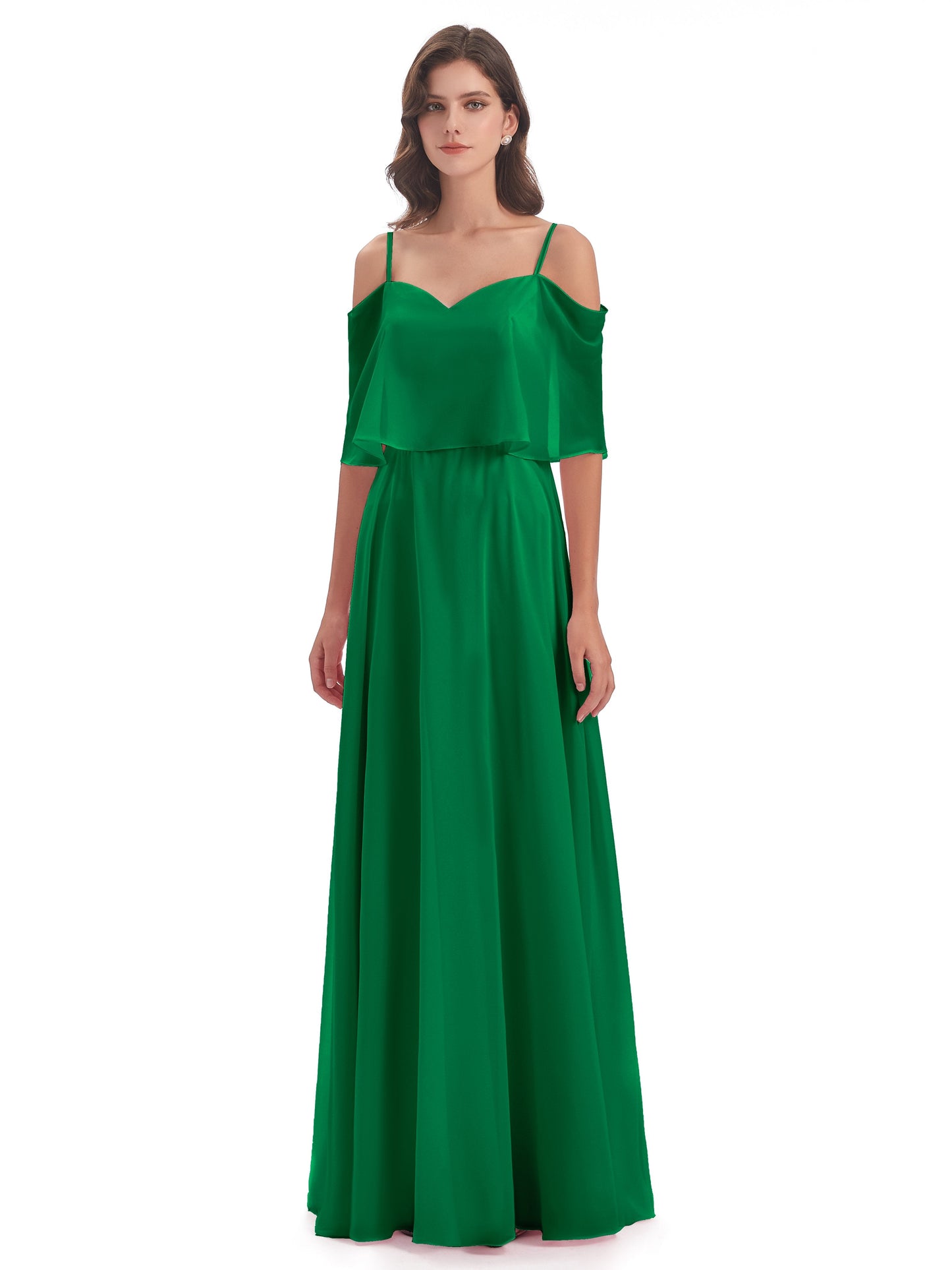 Abigail Sheath Spaghetti Straps Bridesmaid Dresses
