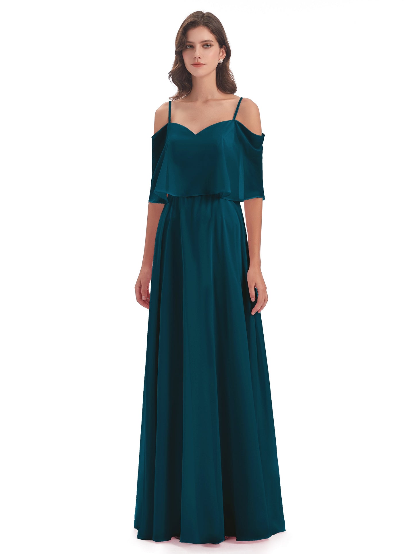 Abigail Sheath Spaghetti Straps Bridesmaid Dresses