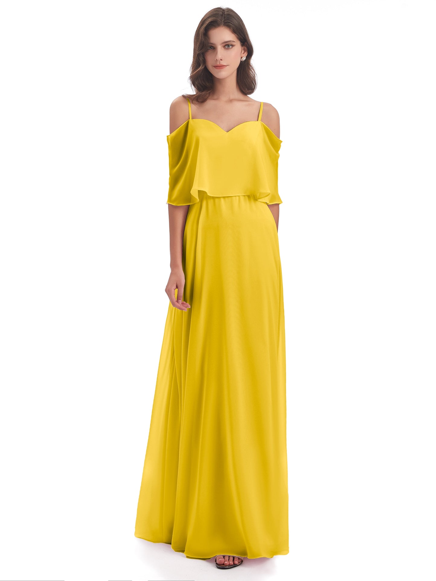 Abigail Sheath Spaghetti Straps Bridesmaid Dresses