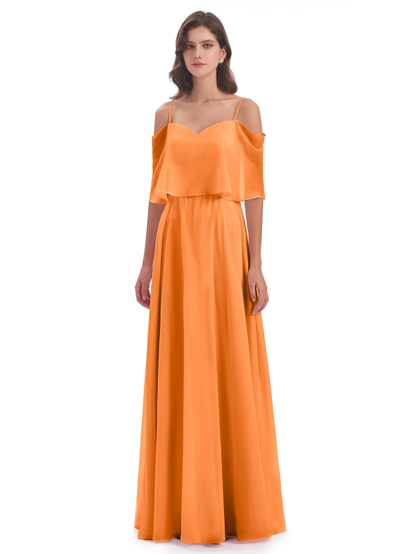 Abigail Sheath Spaghetti Straps Bridesmaid Dresses